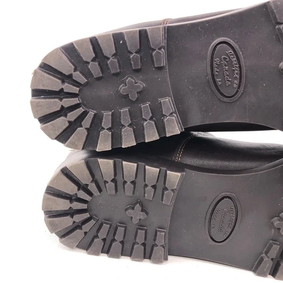 La Canadienne Brown Leather Winter Boots 8.5M - Picture 11 of 13